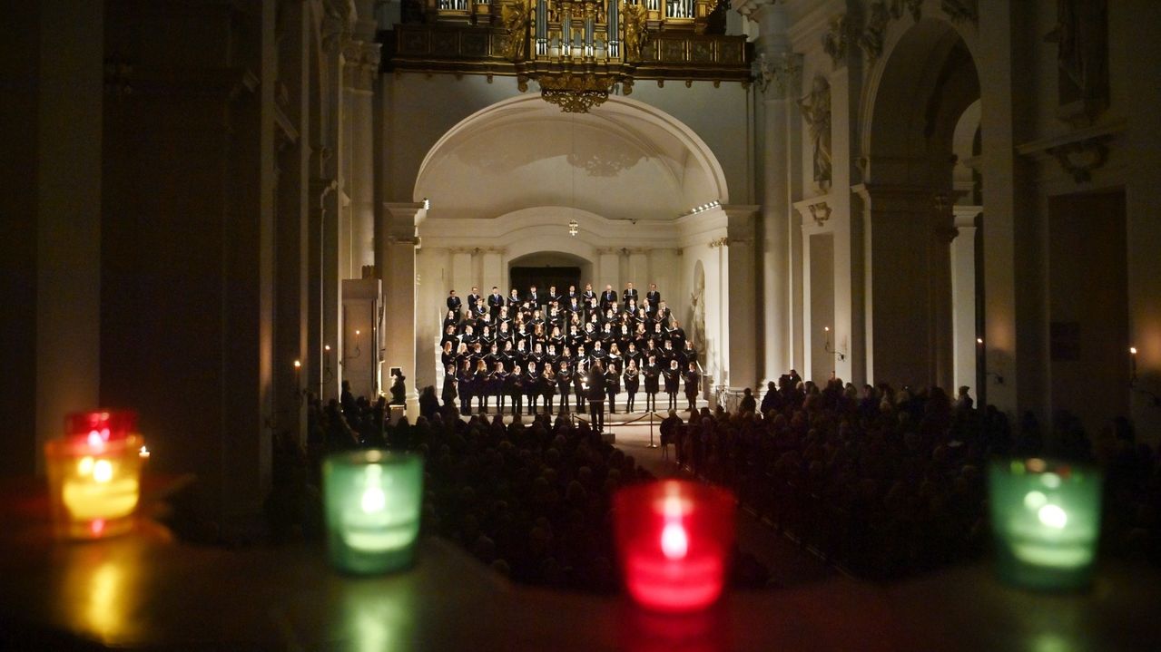 Lichterkonzert im Fuldaer Dom. Foto: Bistum Fulda / Dr. Arnulf Müller